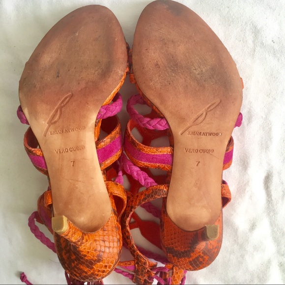 Brian atwood  sandals size 7 - Picture 6 of 8